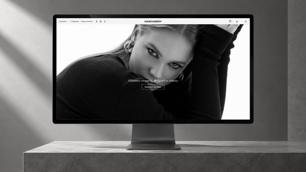 MANHARRDY — E-commerce платформа fashion-бренда